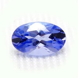 画像1: タンザナイト オーバル カット ルース（0.25ct）