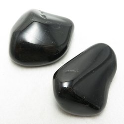 画像1: ブラックトルマリン（ショール） 磨き石(大)