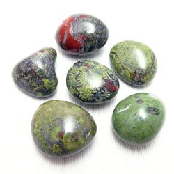 画像1: ドラゴンブラッドジャスパー　タンブル（小）