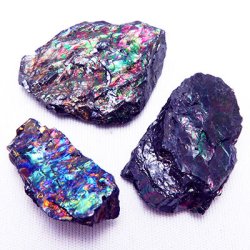 画像1: 天然レインボー ブラックトルマリン　原石（小）