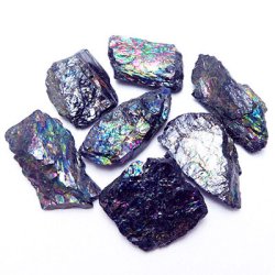 画像1: 天然レインボー ブラックトルマリン　原石（大）