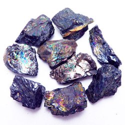 画像1: 天然レインボー ブラックトルマリン　原石（中）