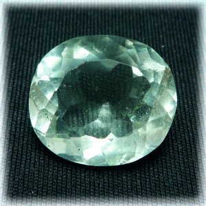 画像: グリーンフローライト オーバル カット ルース（23.2ct）