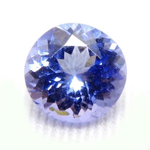 画像: タンザナイト ラウンド カット ルース（1.45ct）