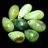 画像: グリーンオパール　ルース・ヒーリングストーン(穴あき・小)