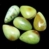 画像: グリーンオパール　ルース・ヒーリングストーン(穴あき・大)