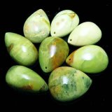 画像: グリーンオパール　ルース・ヒーリングストーン(穴あき・特大)