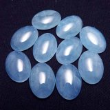 画像: ロイヤルシラー アクアマリン ヒーリングストーン(１８×１３ｍｍ）