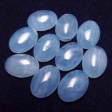 画像: ロイヤルシラー アクアマリン ヒーリングストーン(１４×１０ｍｍ）