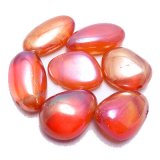 画像: レッドオーラ　タンブル（穴あき）