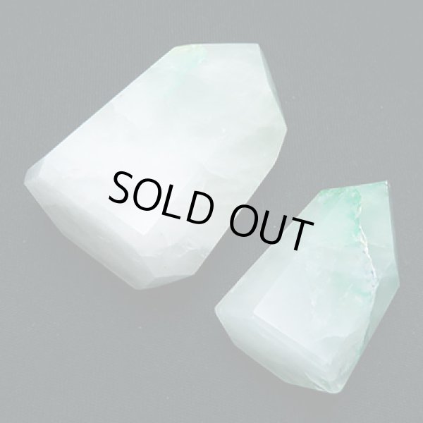 画像1: マラカイト イン クォーツ　ポイント（小）