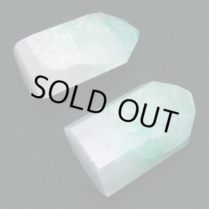 画像: マラカイト イン クォーツ　ポイント（大）