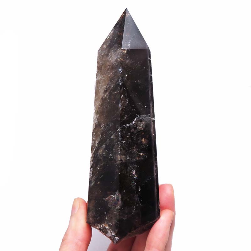 画像: モリオン（黒水晶）　ポイント原石