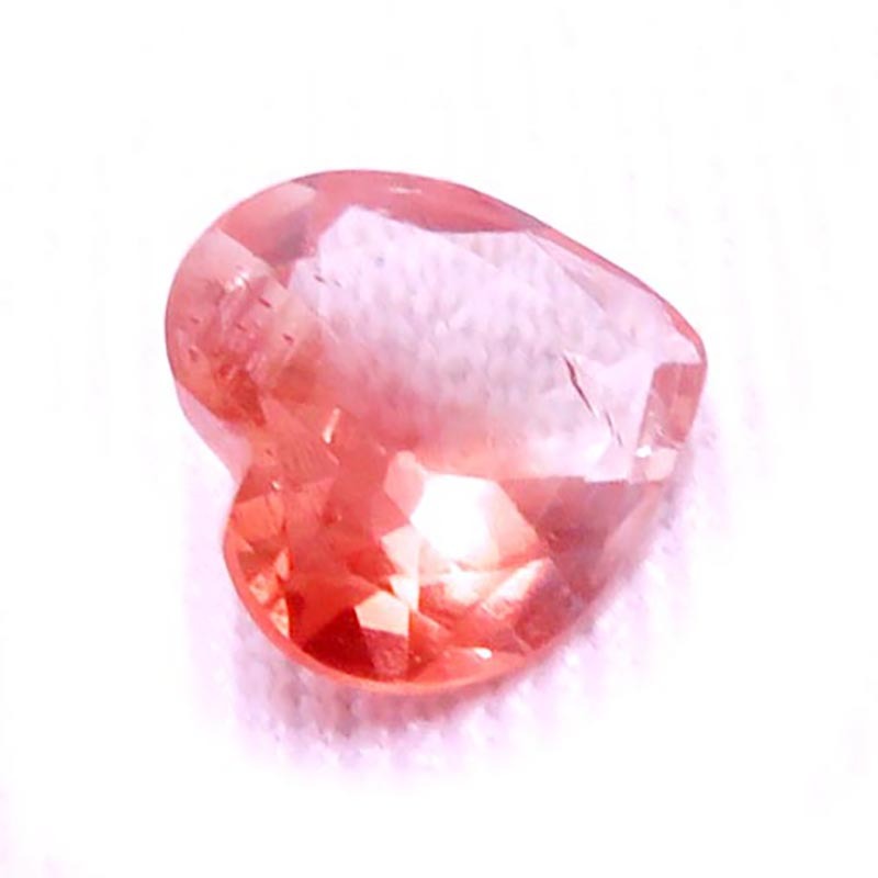 画像: オレゴンサンストーン ハート シェイプ カット ルース（0.65ct）