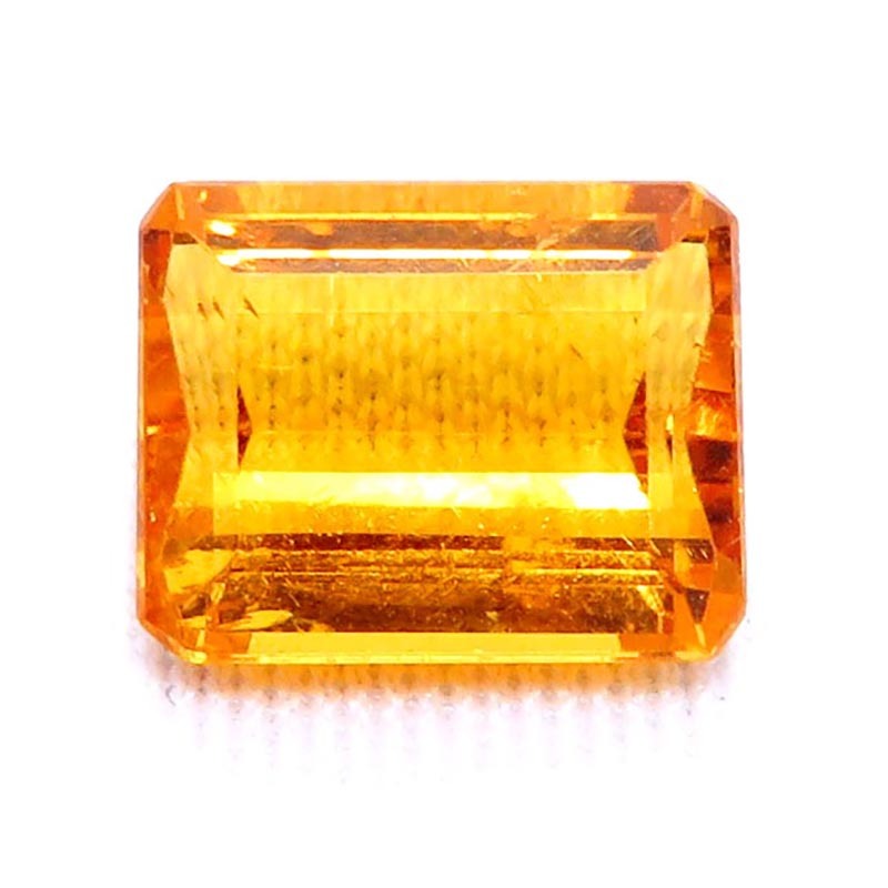 画像: ヘリオドール（ゴールデンベリル） オクタゴン カット ルース（3.25ct）