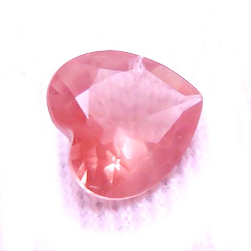 画像: オレゴンサンストーン ハート シェイプ カット ルース（0.4ct）