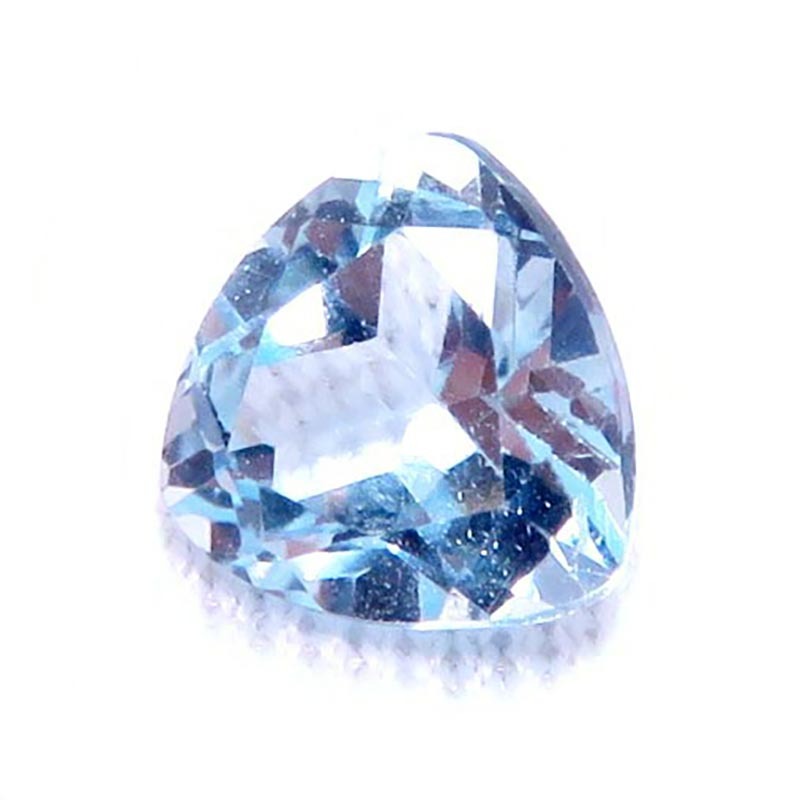 画像: ブルートパーズ トリリアント カット ルース（0.98ct）