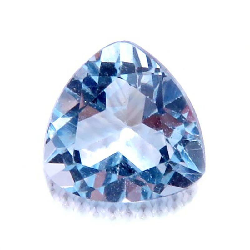 画像: ブルートパーズ トリリアント カット ルース（0.98ct）