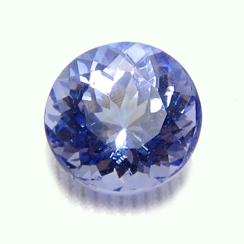 画像: タンザナイト ラウンド カット ルース（1.8ct）