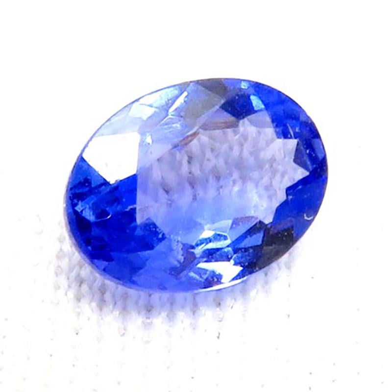 画像: タンザナイト オーバル カット ルース（0.8ct）