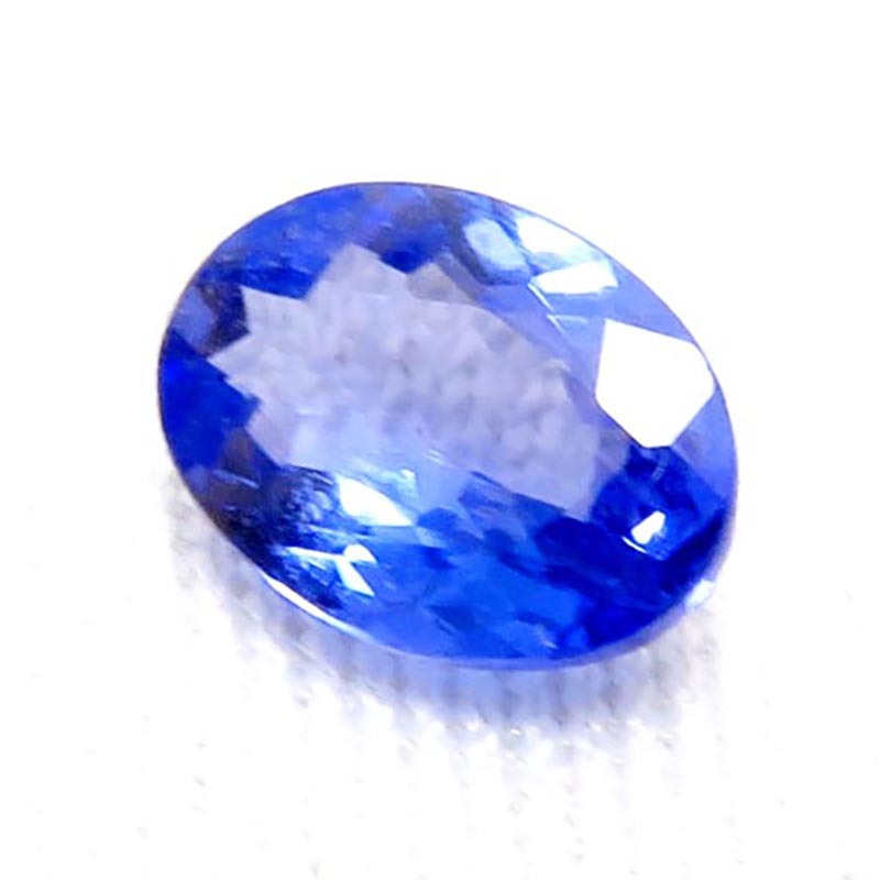 画像: タンザナイト オーバル カット ルース（0.8ct）