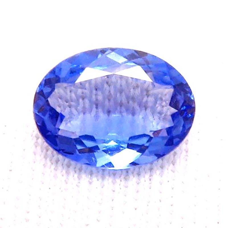 画像1: タンザナイト オーバル カット ルース（1.2ct）