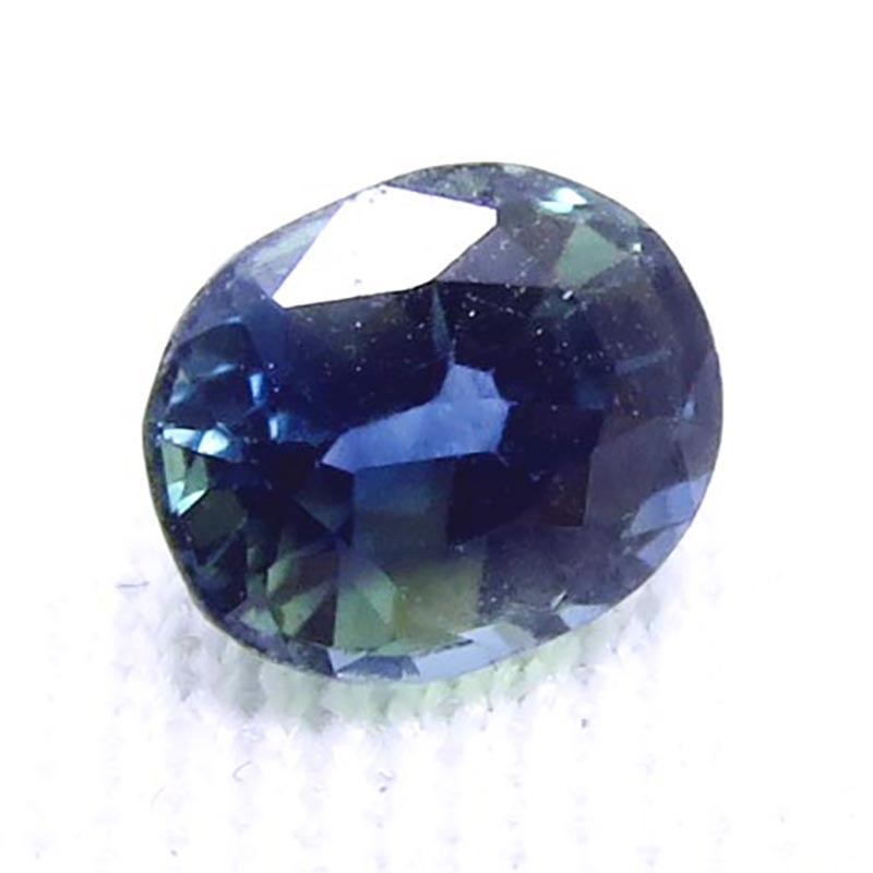 画像: バイカラーサファイア オーバル カット ルース（0.6ct）