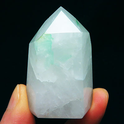 画像: マラカイト イン クォーツ　ポイント（小）