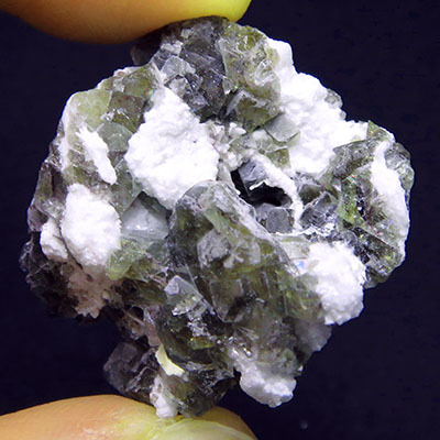 画像: ヘルデライト＆フローライト　原石（特大）